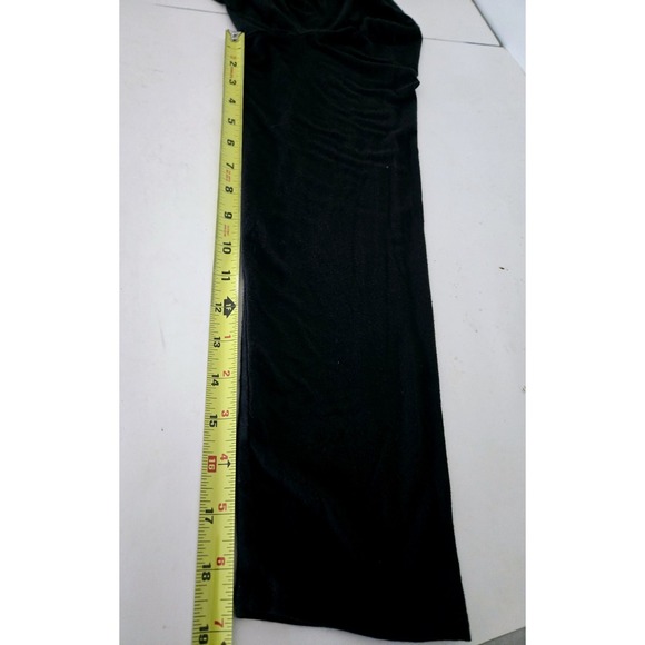 Eileen Fisher Stretch Rayon Black Mock Neck Long Sleeve Made In USA XL - Picture 7 of 10